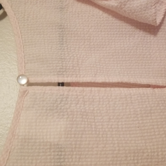 Soft Pink Gingham Ruffle Blouse H&M - Picture 5 of 5